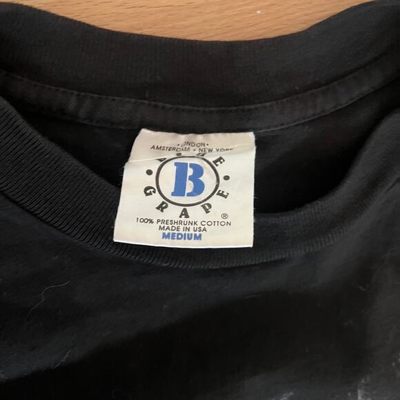 Rare Vintage 90s Buffy the Vampire Slayer T-Shirt Buffy/Angel Blue Grape NOS - Picture 4 of 9